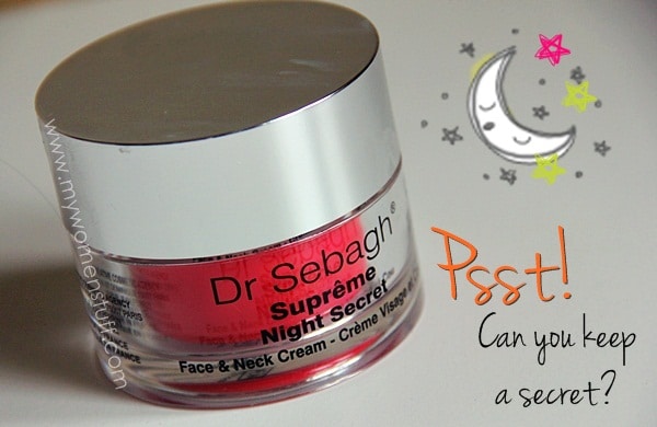 Can you keep a secret? Dr. Sebagh keeps your age a secret with the Supreme Night Secret Face And ...