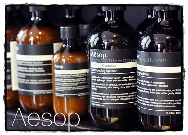 aesop black label hair care 2012
