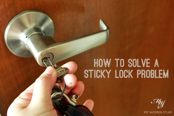 how to solve the problem with a sticky lock