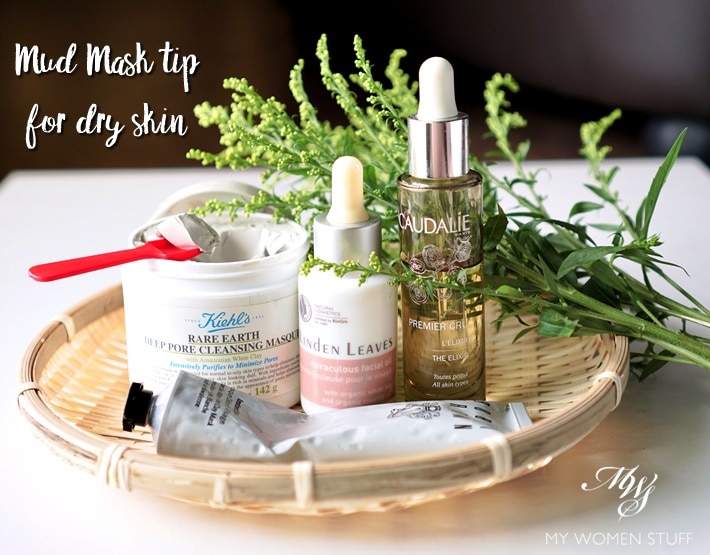 mud mask tip for dry skin