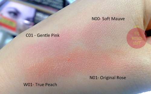 maybelline mineral blush swatch