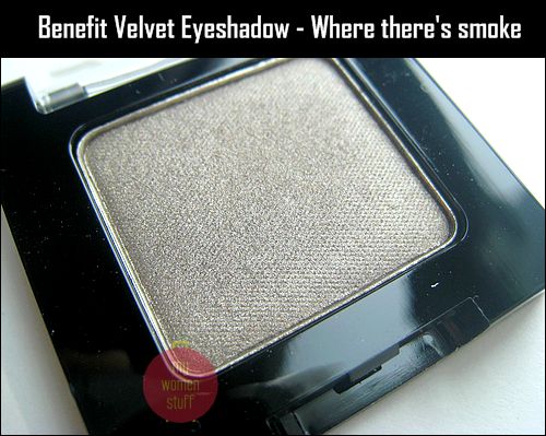 benefit velvet eyeshadow where there's smoke