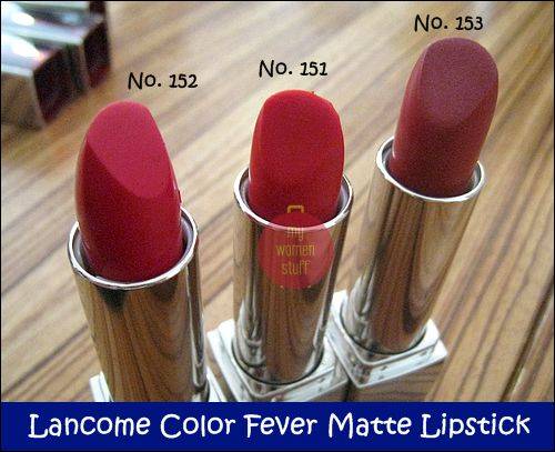 lancome fall 2009 color fever matte lipstick