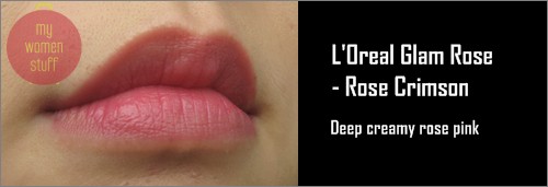 loreal crimson lipstick