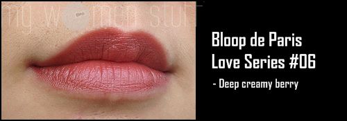 bloop lipstick swatch