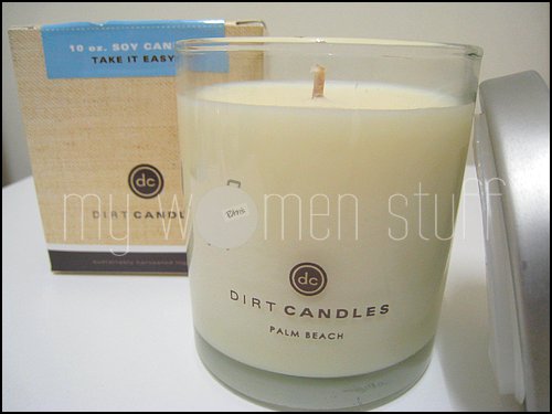dirt candle organic soy candle