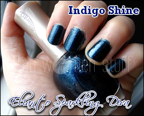 elianto sparkling diva indigo shine nail polish