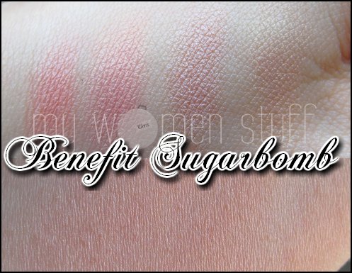 Benefit Sugarbomb swatches