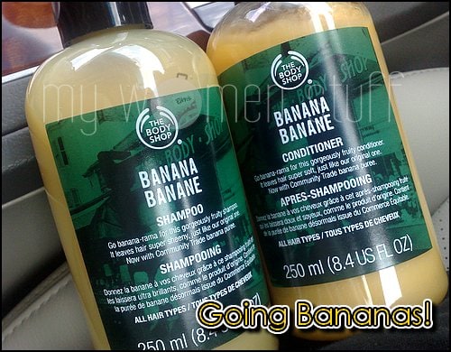 The Body Shop Originals Banana Shampoo and Conditioner - My Women Stuff