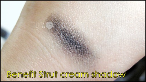 Benefit Strut Cream Shadow Swatch