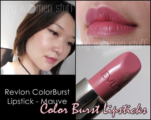 Bursting into colour Revlon ColorBurst Lipstick in Mauve My