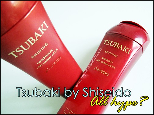 Shiseido Tsubaki shampoo and conditioner