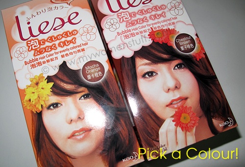 liese_colour kao liese bubble hair colour