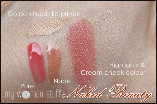 Smashbox Naked Beauty swatches