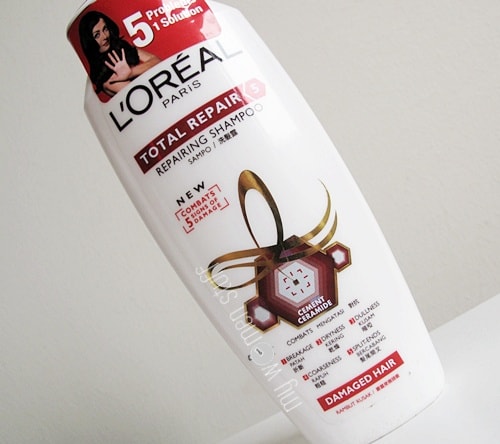 l'oreal_total53 loreal total 5 repair shampoo review