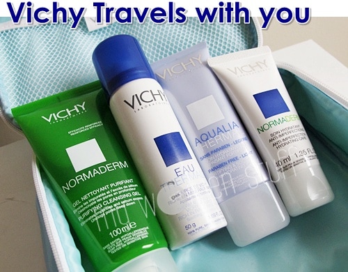 vichy travel size skincare