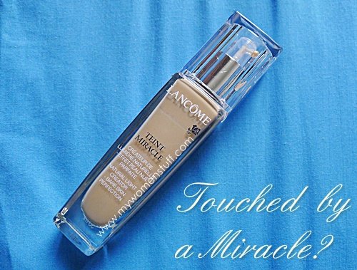 lancome teint miracle foundation review swatches