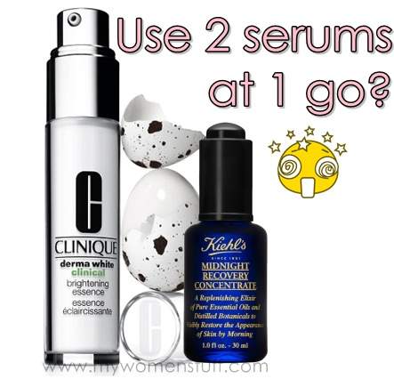 can you use two serums?