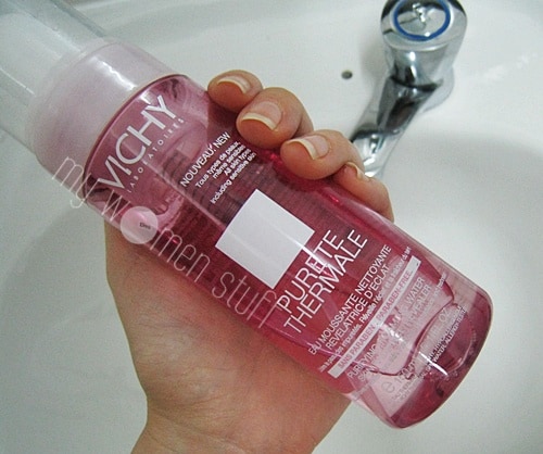 vichy purete thermale foaming face wash review