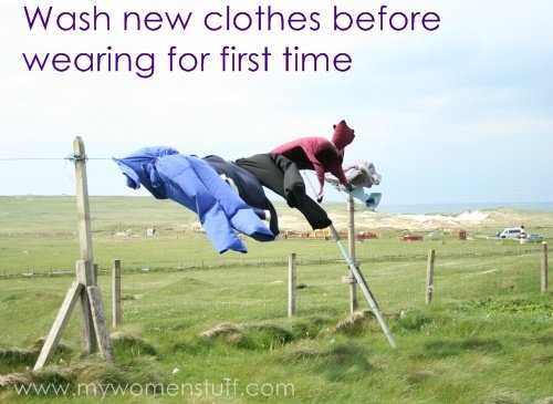 do you wash new clothes before wearing?
