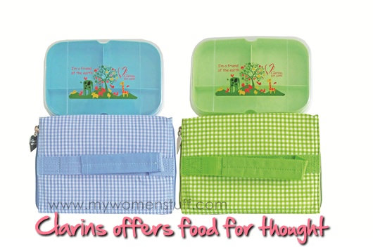 clarins we care food container