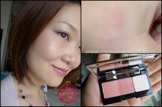 coffret d'or dual blush fresh red 3 swatches photos review