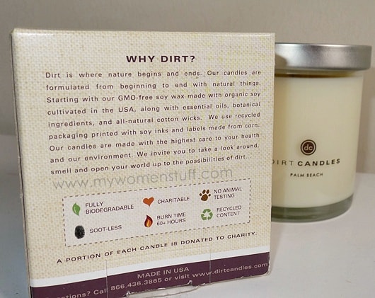 organic soy candles dirt candles review