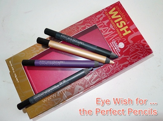 review smashbox wish for perfect pencils set
