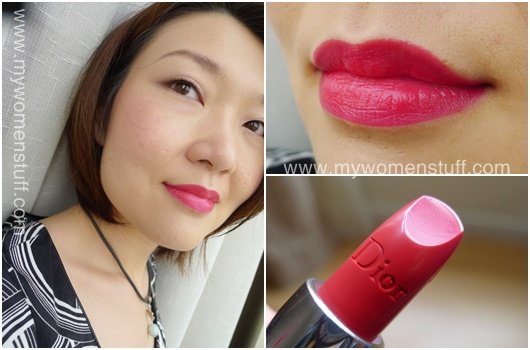 review dior rouge red muse lipstick swatches