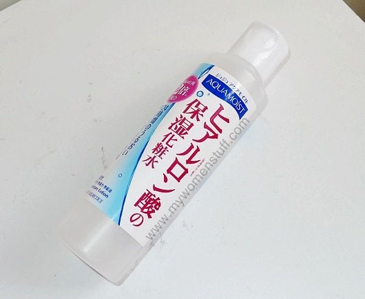 review juju aquamoist hyaluronic acid moisture lotion toner