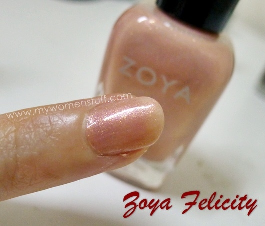 review zoya felicity nail polish