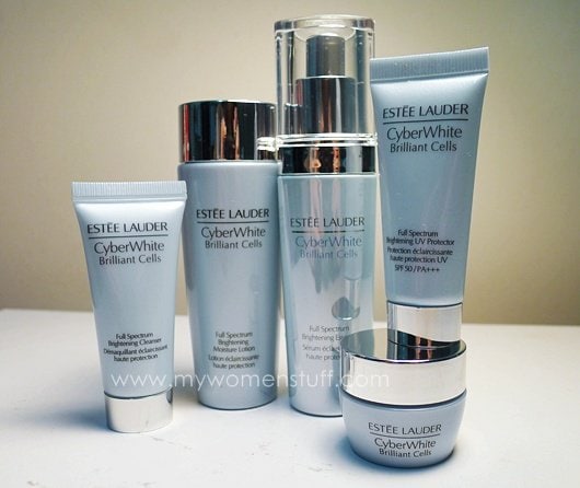 estee lauder cyberwhite brilliant cells skincare