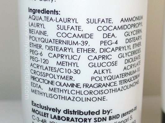 c michael hairomatherapy scalp improvement shampoo ingredients