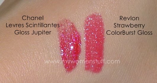 revlon colorburst gloss chanel levres scintillantes glossimer