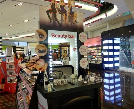 sephora beauty bar