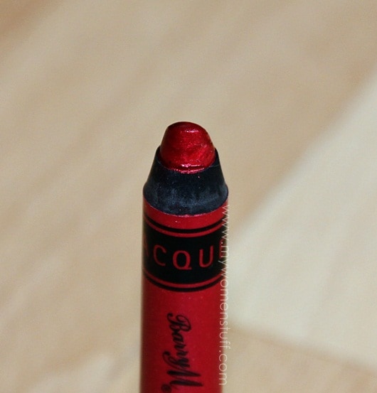 barry m lip lacquer crayon scarlet