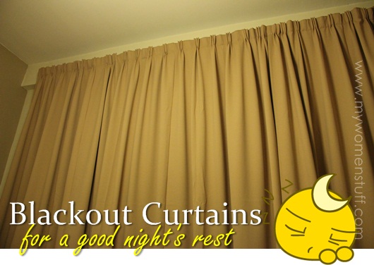 blackout curtains