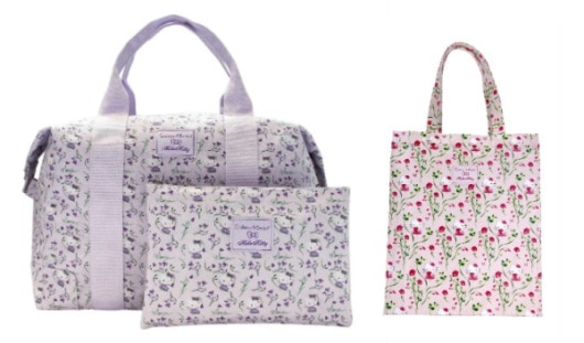 crabtree & evelyn hello kitty bags