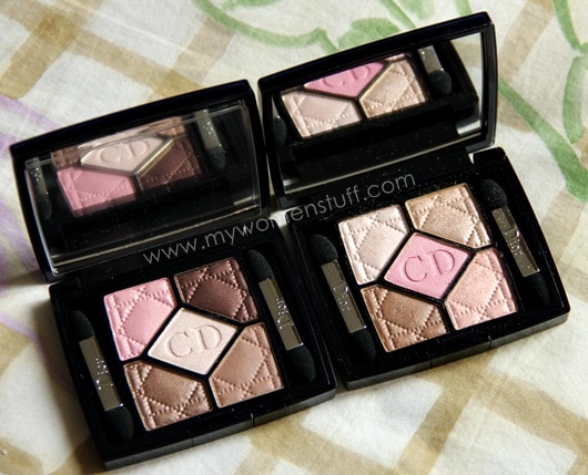 dior rosy tan and rosy nude palettes