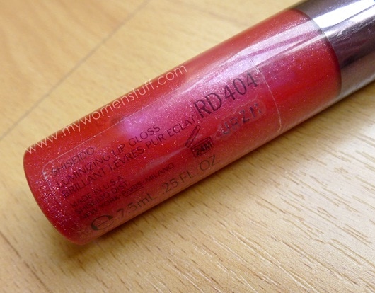 shiseido lipgloss rd404 maraschino