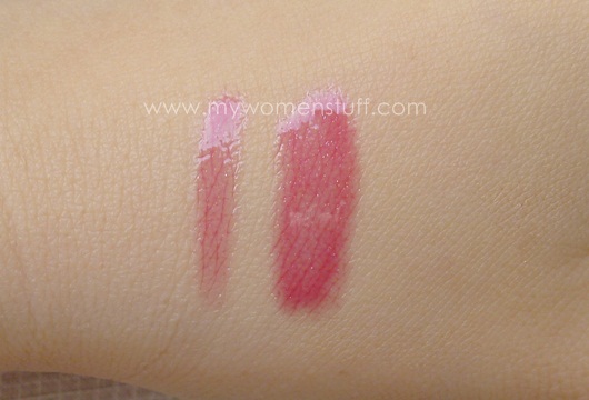 shiseido luminizing lip gloss rd 404 swatch