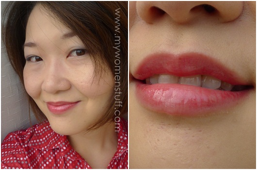 shiseido lip gloss rd404 lip swatch
