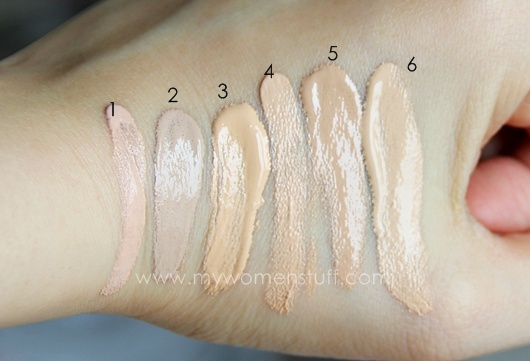 bobbi brown bb cream swatch comparison