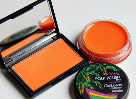 sleek makeup aruba blush bonaire pout polish