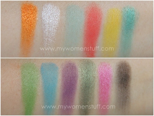 sleek makeup curacao palette swatches