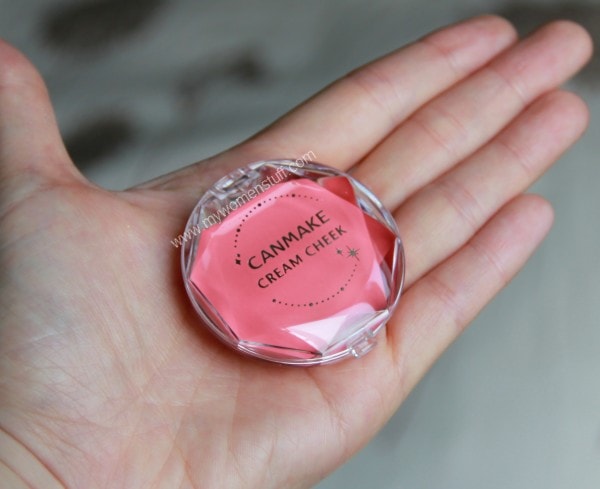 canmake cream cheek blush review 7 coral orange