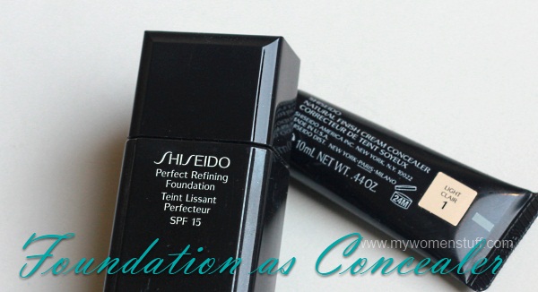 foundation as concealer