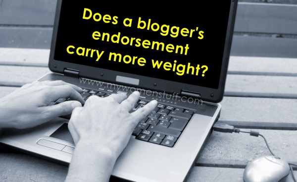 blogger endorsements