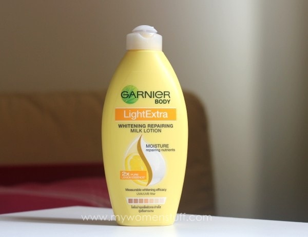 garnier body lightextra brightening whitening lotion review