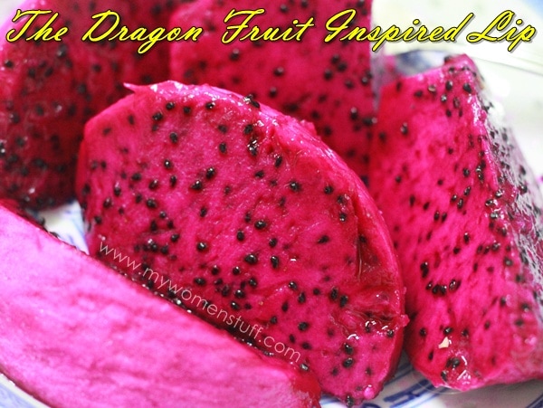 dragon fruit inspired lipstick